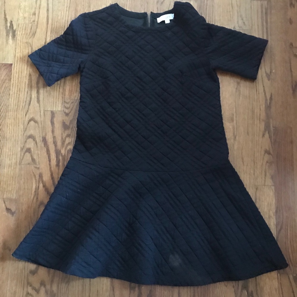 The Loft women’s  black drop waist dress SP